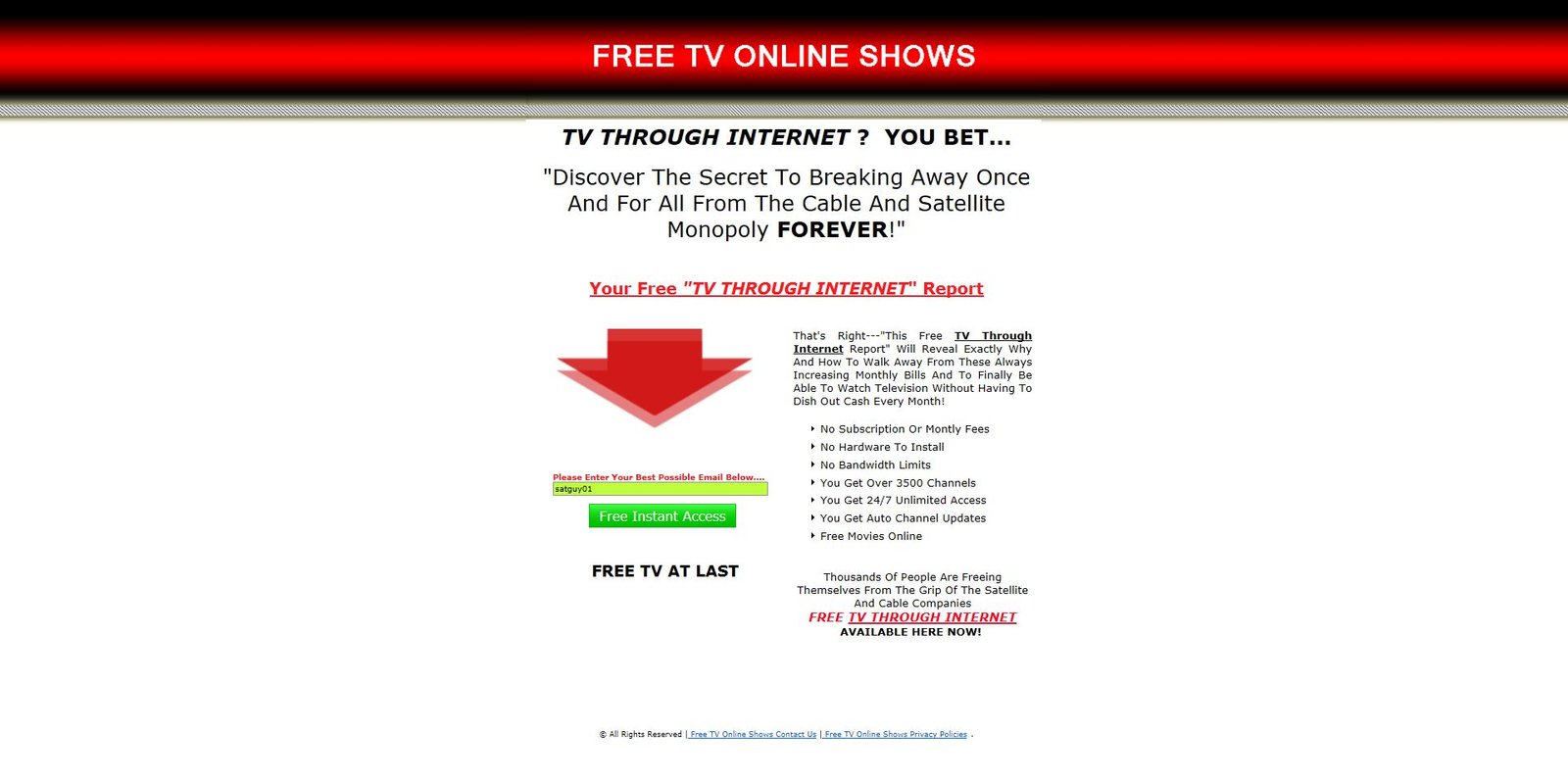 free tv shows online